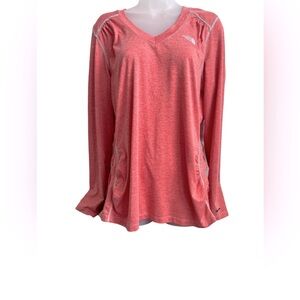 The North Face Women's Red Long Sleeve Top